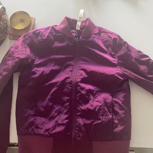 Lululemon purple bomber jacket size 6